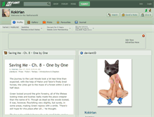 Tablet Screenshot of kokirian.deviantart.com