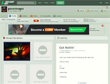Tablet Screenshot of gravenimagez.deviantart.com