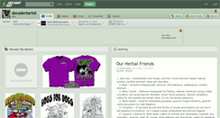 Desktop Screenshot of decadentartist.deviantart.com