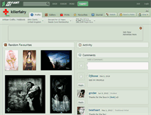 Tablet Screenshot of killerfairy.deviantart.com