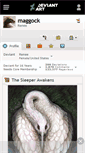 Mobile Screenshot of maggock.deviantart.com
