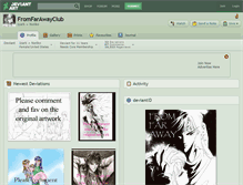 Tablet Screenshot of fromfarawayclub.deviantart.com