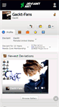 Mobile Screenshot of gackt-fans.deviantart.com