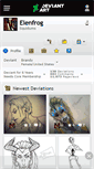 Mobile Screenshot of elenfrog.deviantart.com