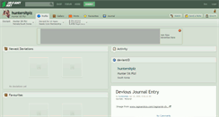 Desktop Screenshot of huntersitplz.deviantart.com