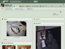 Tablet Screenshot of cipher-jin.deviantart.com