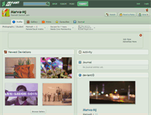 Tablet Screenshot of marwa-mj.deviantart.com