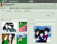 Tablet Screenshot of dianauchiha1995.deviantart.com