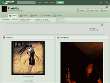 Tablet Screenshot of fraktalite.deviantart.com