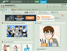 Tablet Screenshot of animeandrew1.deviantart.com