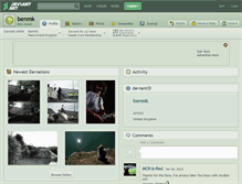Tablet Screenshot of benmk.deviantart.com
