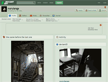 Tablet Screenshot of nurulanga.deviantart.com