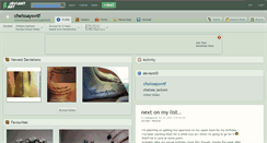 Desktop Screenshot of chelssayswtf.deviantart.com