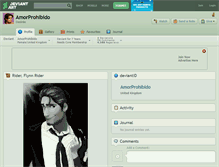 Tablet Screenshot of amorprohibido.deviantart.com