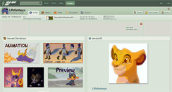 Desktop Screenshot of lifefantasyx.deviantart.com