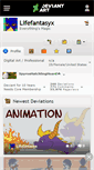 Mobile Screenshot of lifefantasyx.deviantart.com