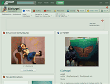 Tablet Screenshot of edelangel.deviantart.com