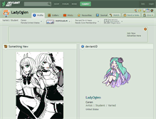 Tablet Screenshot of ladyogien.deviantart.com