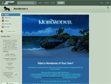 Tablet Screenshot of nordanner.deviantart.com