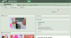 Desktop Screenshot of martialtomas.deviantart.com