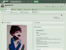 Tablet Screenshot of daniela2410.deviantart.com