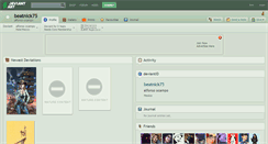 Desktop Screenshot of beatnick75.deviantart.com
