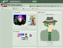 Tablet Screenshot of htf-human-version.deviantart.com