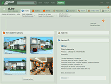 Tablet Screenshot of dline.deviantart.com