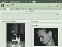 Tablet Screenshot of everytime-i-die.deviantart.com