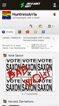 Mobile Screenshot of huntressarria.deviantart.com