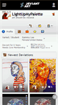 Mobile Screenshot of lightupmypalette.deviantart.com