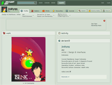 Tablet Screenshot of jzakyqq.deviantart.com
