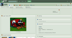 Desktop Screenshot of mulon.deviantart.com