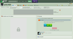 Desktop Screenshot of lycan-metal.deviantart.com