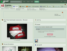 Tablet Screenshot of eljangoo.deviantart.com