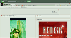 Desktop Screenshot of nemesis-dj.deviantart.com