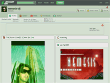 Tablet Screenshot of nemesis-dj.deviantart.com