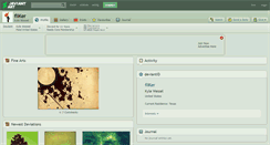 Desktop Screenshot of fliker.deviantart.com