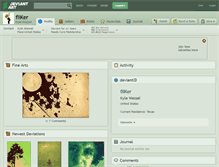 Tablet Screenshot of fliker.deviantart.com