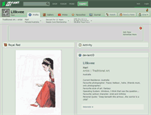 Tablet Screenshot of lilikwee.deviantart.com