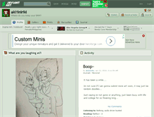 Tablet Screenshot of aki1iniriki.deviantart.com