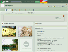 Tablet Screenshot of heidemann.deviantart.com