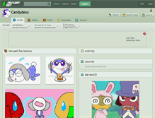 Tablet Screenshot of candydesu.deviantart.com