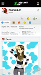 Mobile Screenshot of blucatajc.deviantart.com