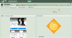 Desktop Screenshot of flamingink.deviantart.com