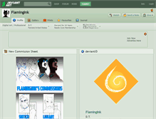 Tablet Screenshot of flamingink.deviantart.com
