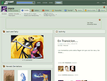 Tablet Screenshot of coyco.deviantart.com