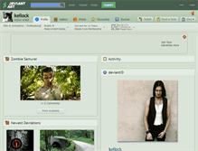 Tablet Screenshot of kellock.deviantart.com