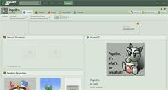 Desktop Screenshot of popc0rn.deviantart.com