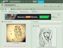 Tablet Screenshot of animeduchess14.deviantart.com